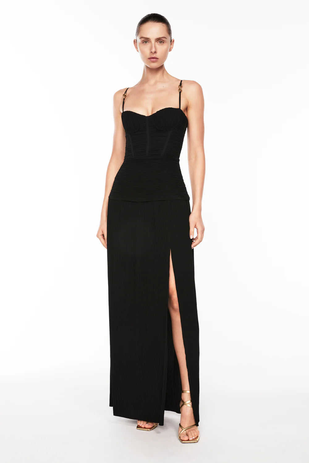 open lace back dress Manning Cartell Double Time Pleat Black Hire Me AU open lace back dress Manning Cartell Double Time Pleat Black Hire Me AU