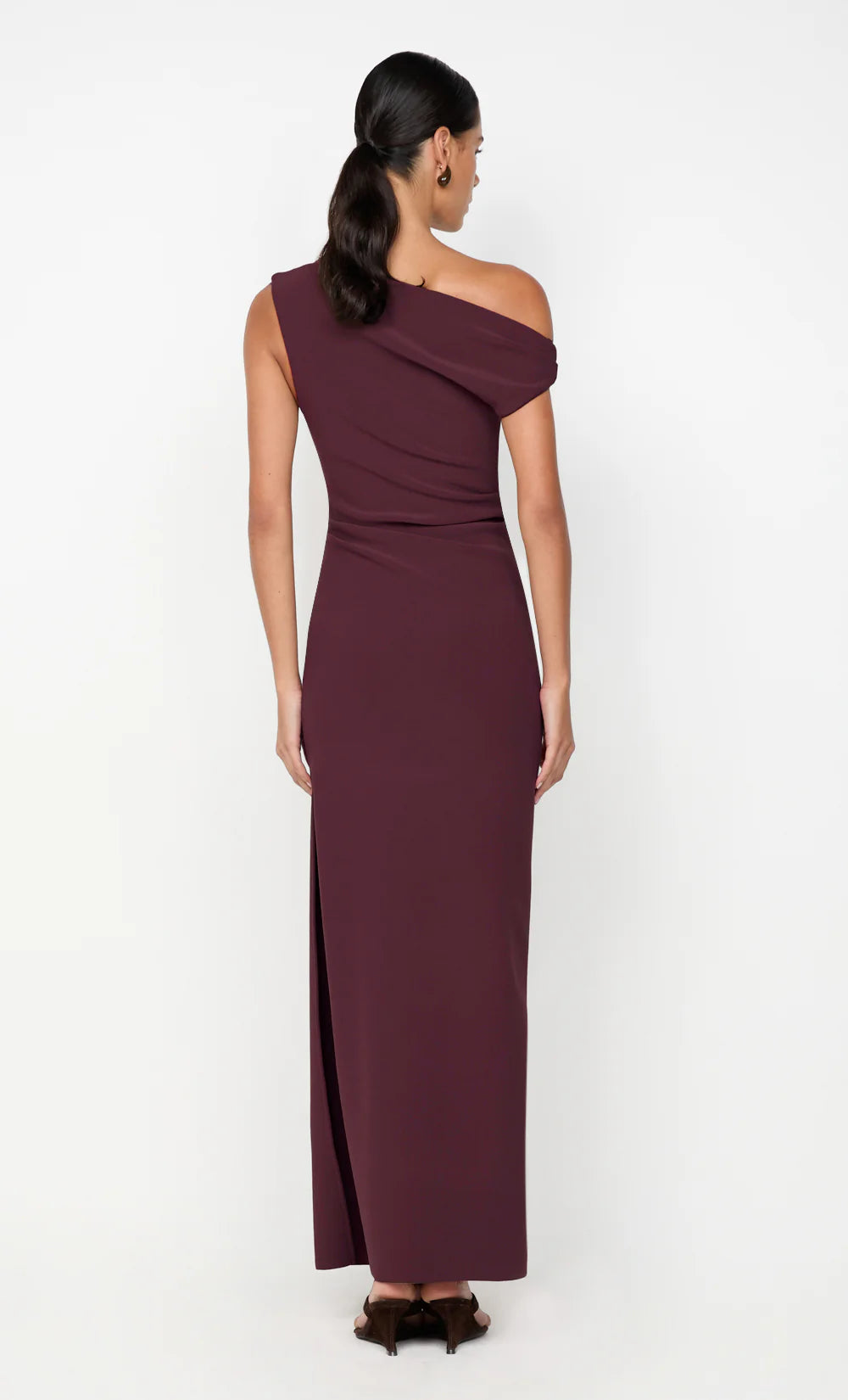 Bec & Bridge LEORA ASYM MAXI DRESS Plum