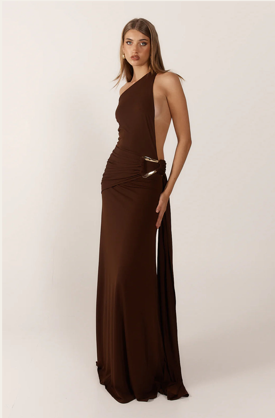 Ance Gria Gaia Gown Brown