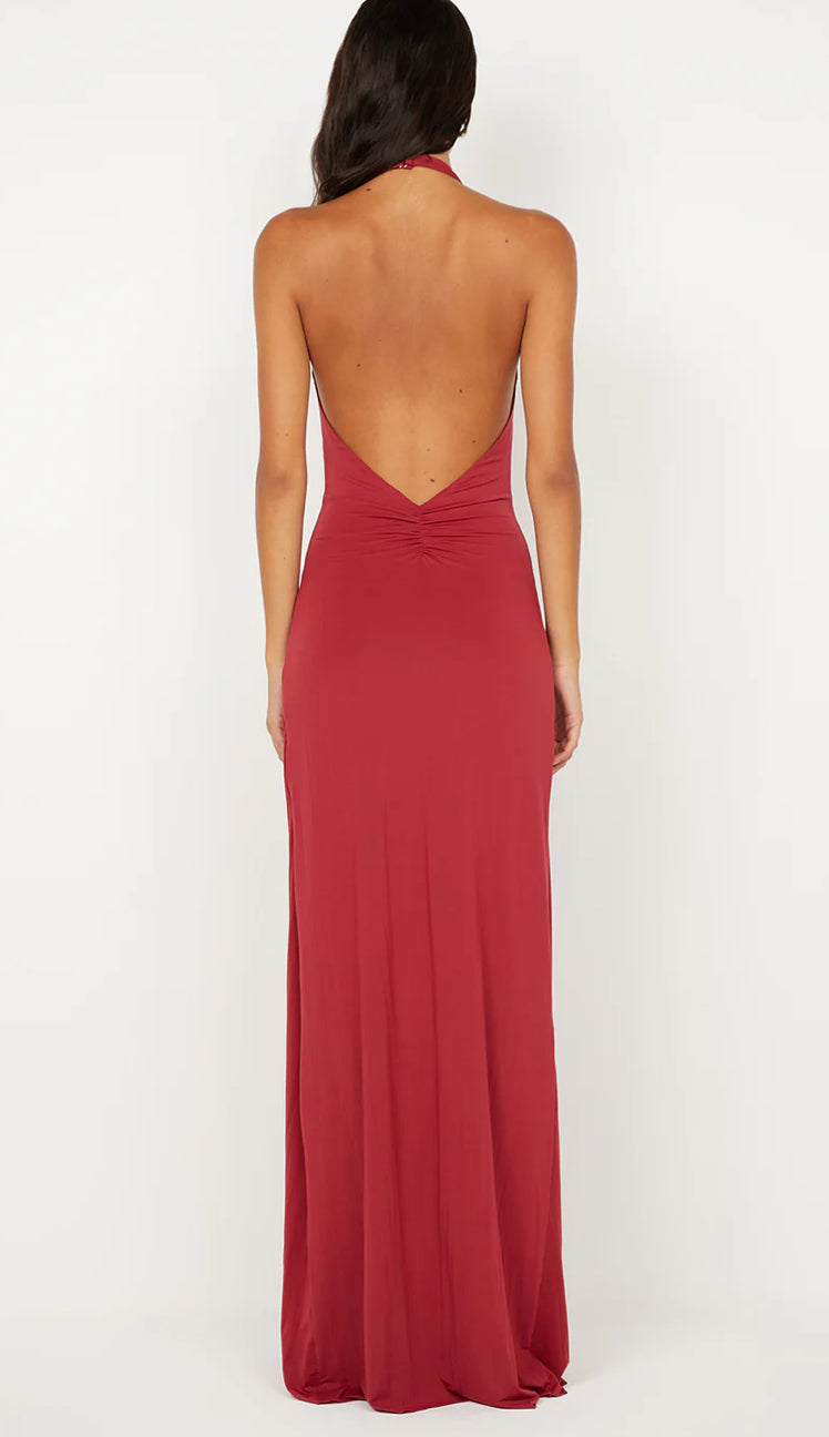 SUSIE PLUNGE MAXI DRESS