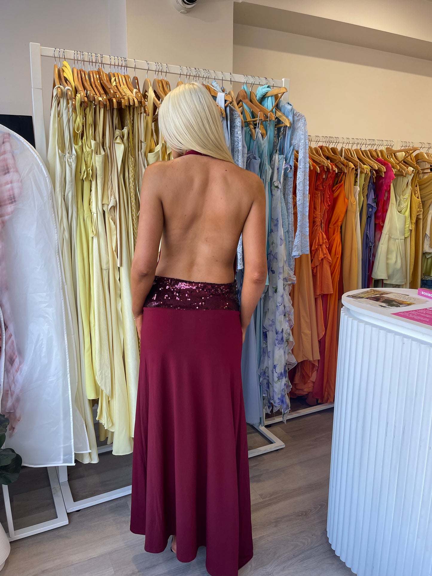 Ance Gria Adele Gown wine