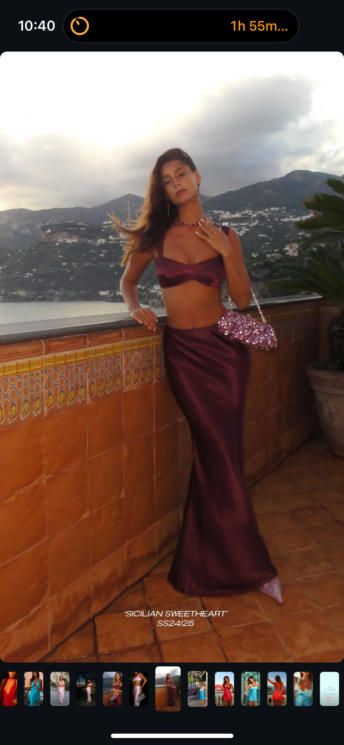 I am Delilah Penelope size S berry