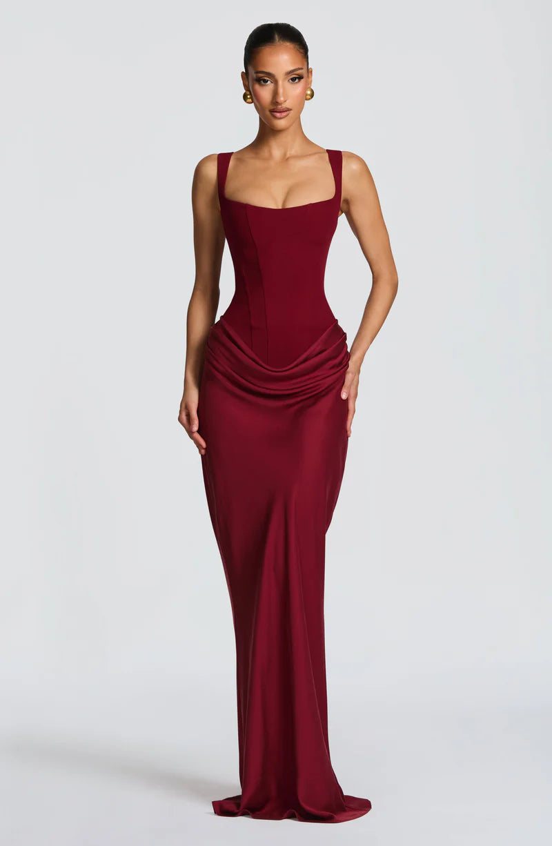 Cornelia Burgundy Babyboo maxi – Hire Me AU
