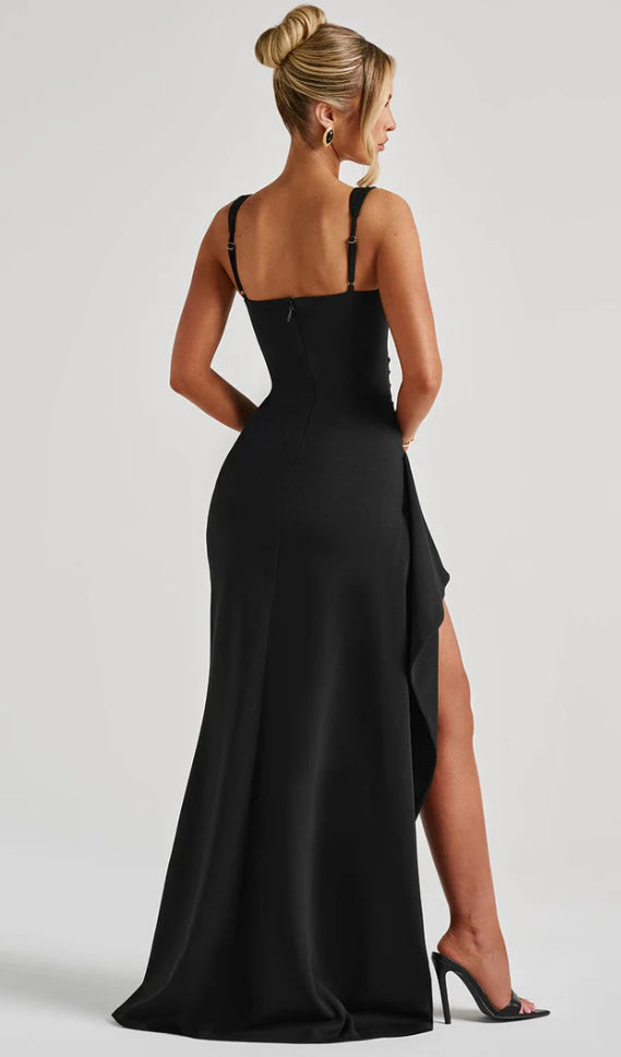 KATANA MAXI DRESS - BLACK