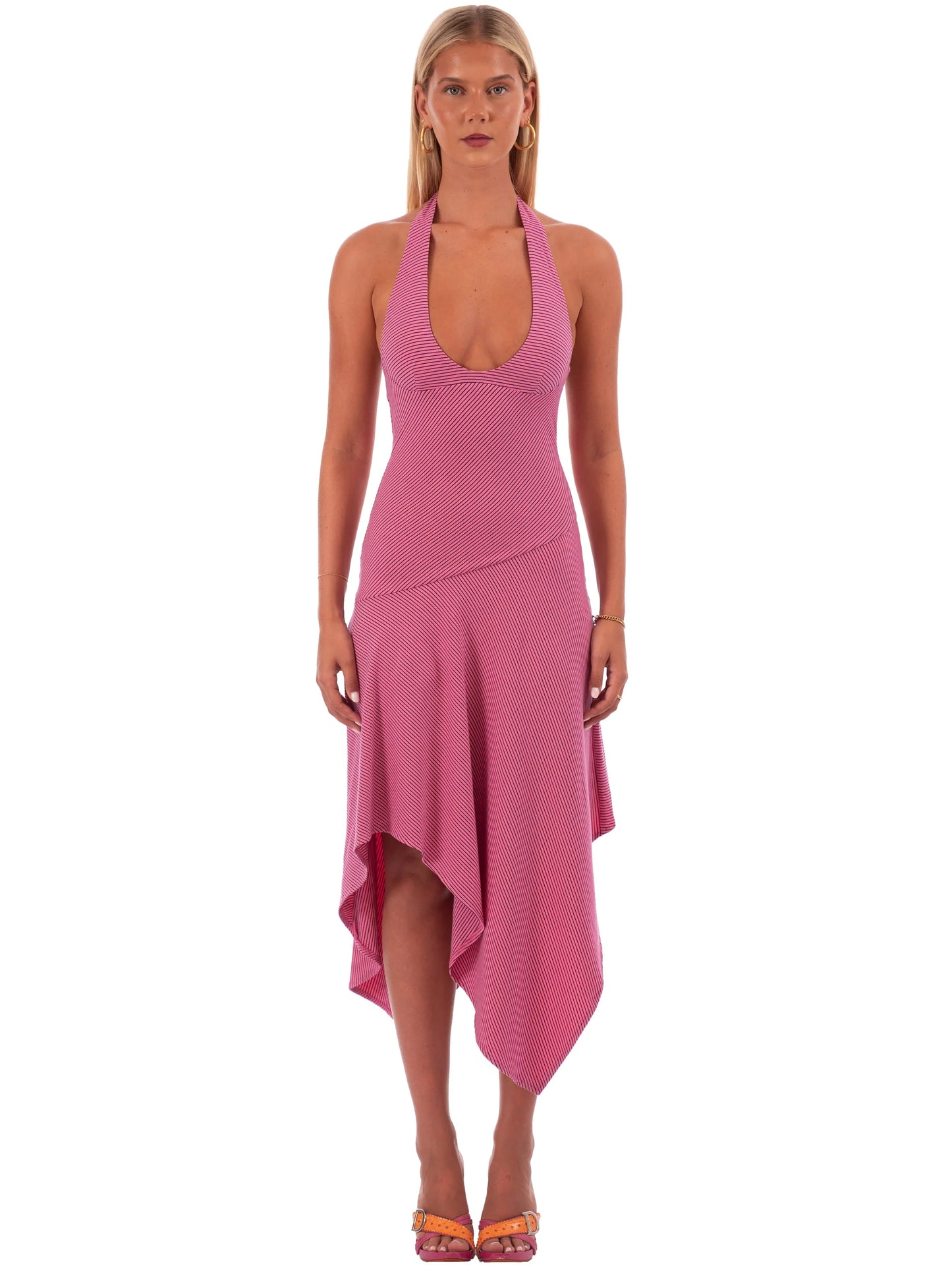 I am Delilah Lana midi hibiscus