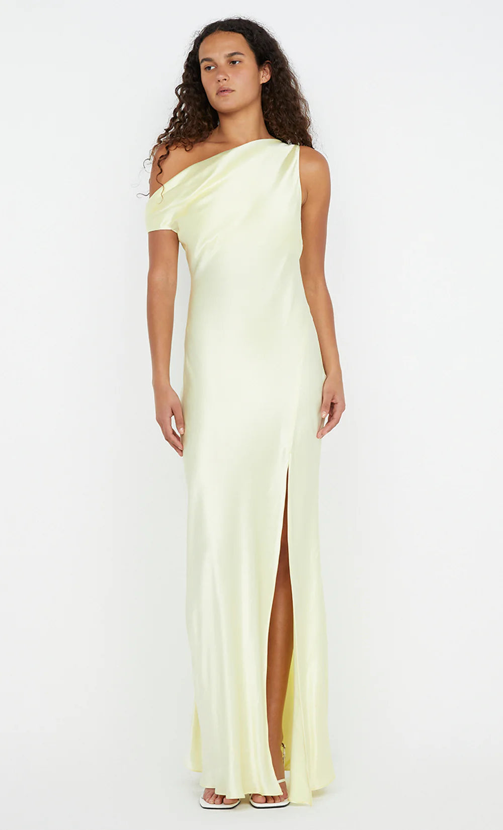 Bec & Bridge SOL ASYM DRESS ICE YELLOW
