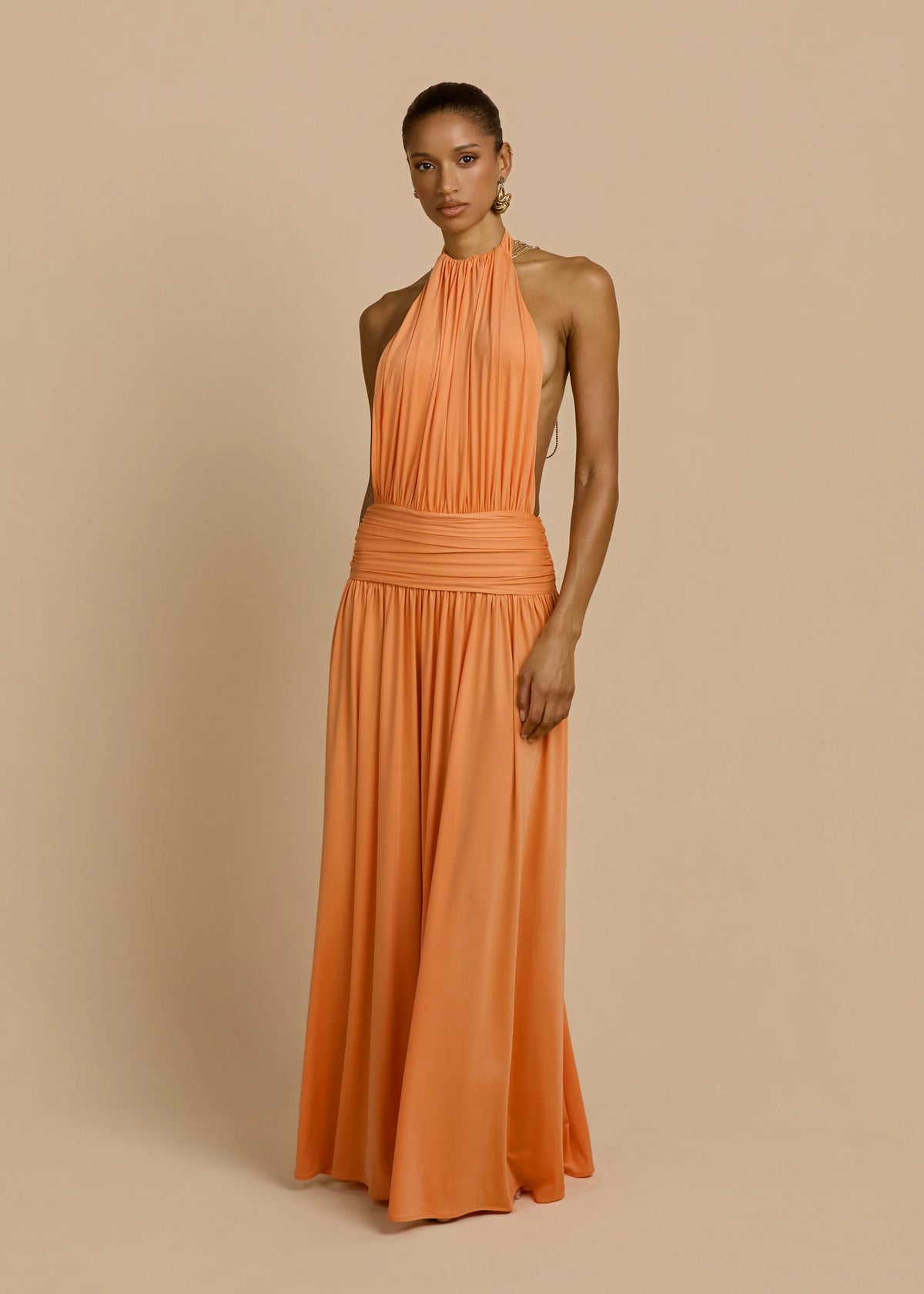 Arcina ori SANTINA DRESS TANGERINE