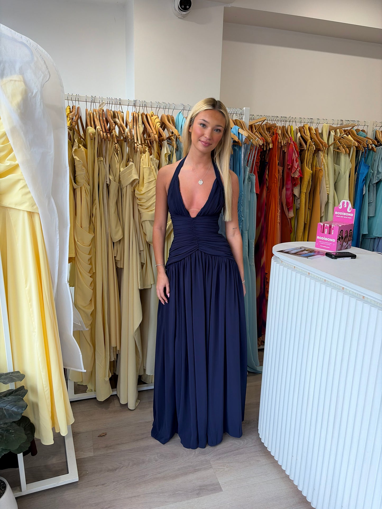Amaris Maxi Dress Navy Babyboo