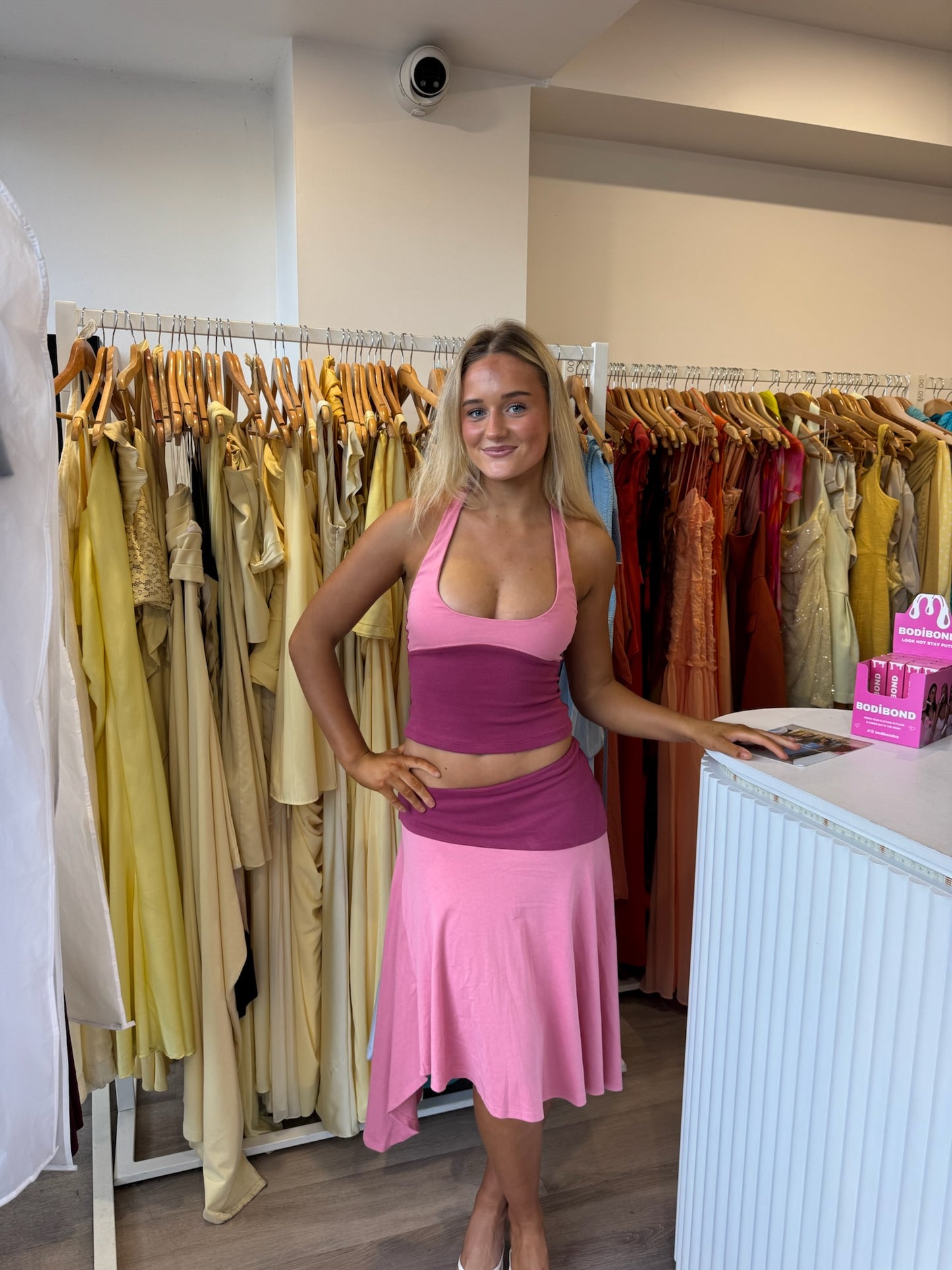 Sabelle Jemima halter top & Midi Skirt