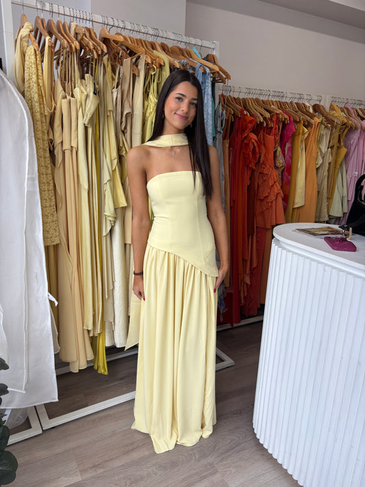Maliyah Maxi Dress Lemon