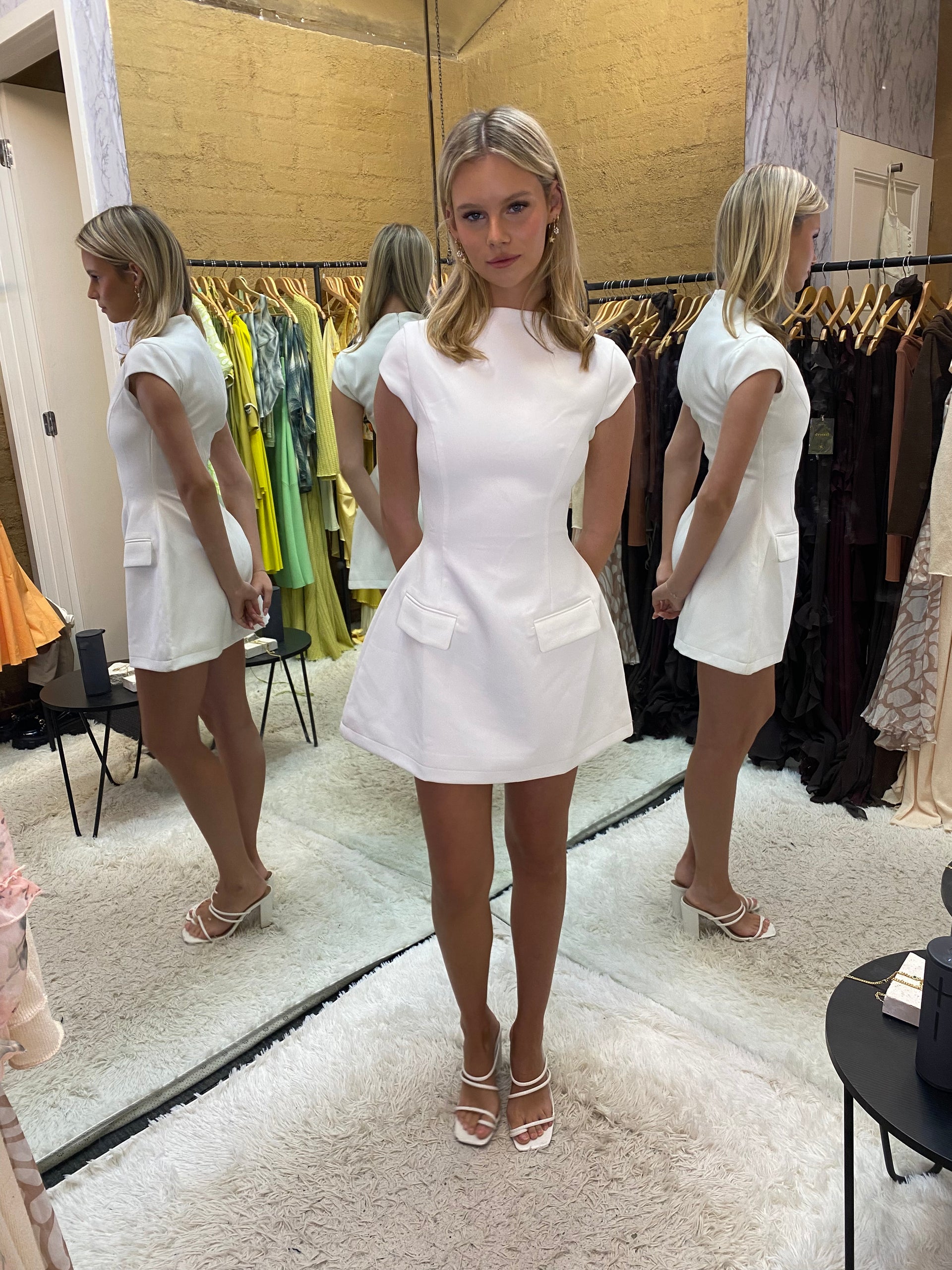 the ultimate muse cap sleeve mini dress The Ultimate Odd Muse Cap Sleeve Mini Dress – Hire Me AU