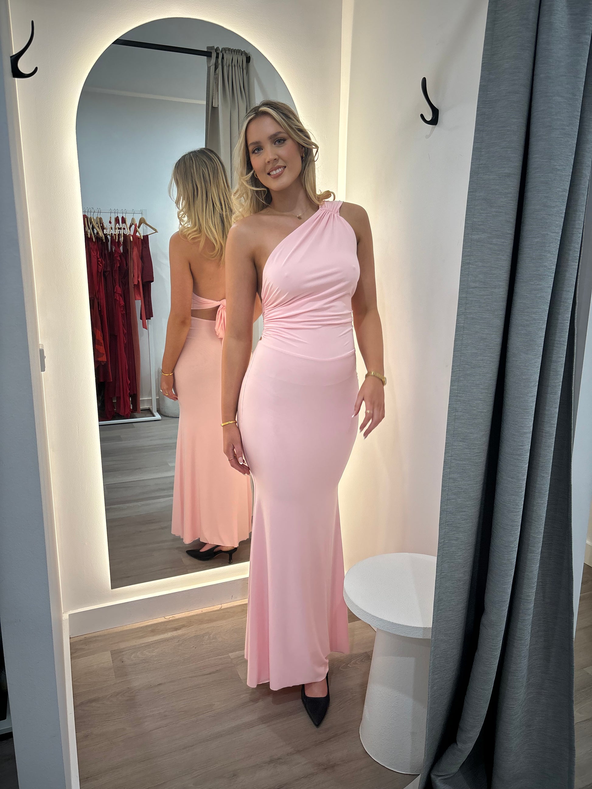 Fabienne Gown Natalie Rolt Pink Hire Me AU Fabienne Gown Natalie Rolt Pink Hire Me AU