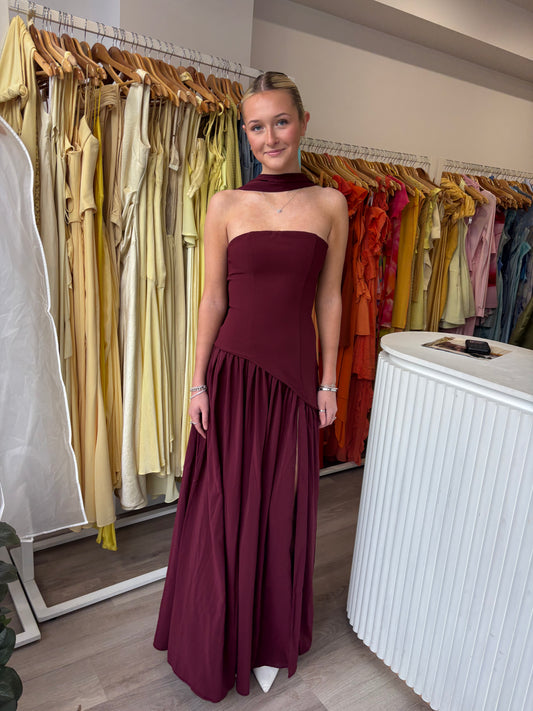 Maliyah maxi dress cherry