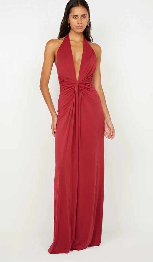 SUSIE PLUNGE MAXI DRESS