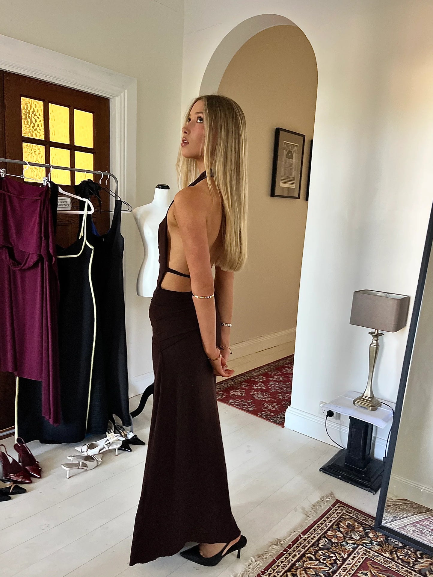 La Marie Nadia dress brown