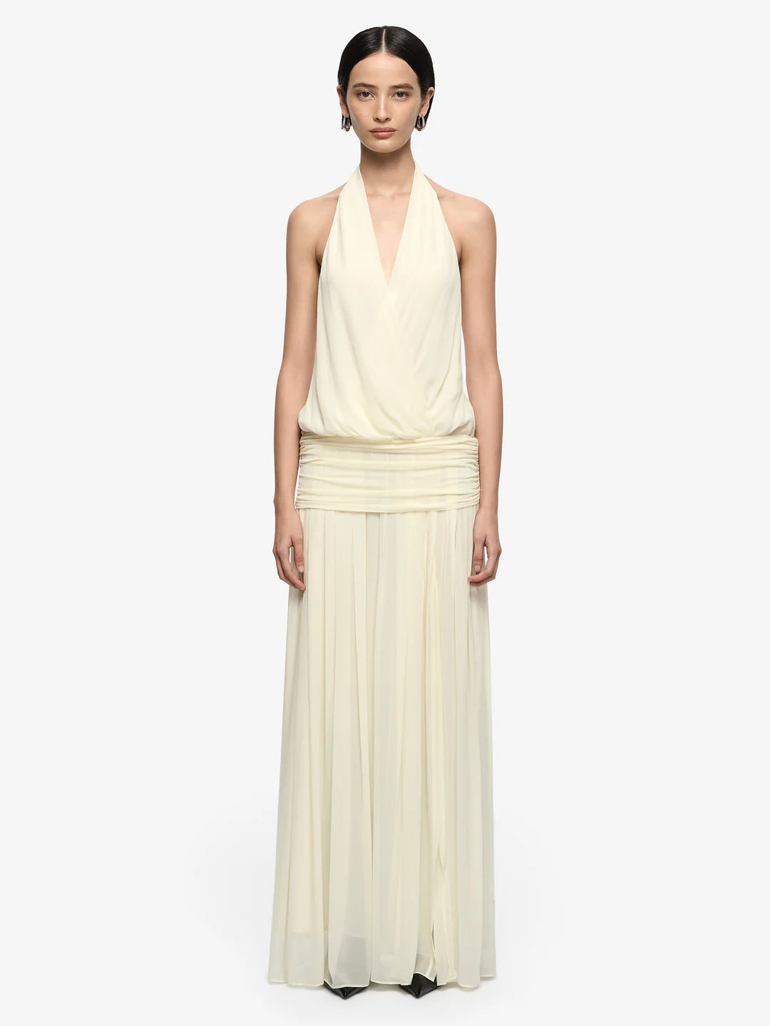 Bec and bridge Jasmin V maxi dress lemon sorbet