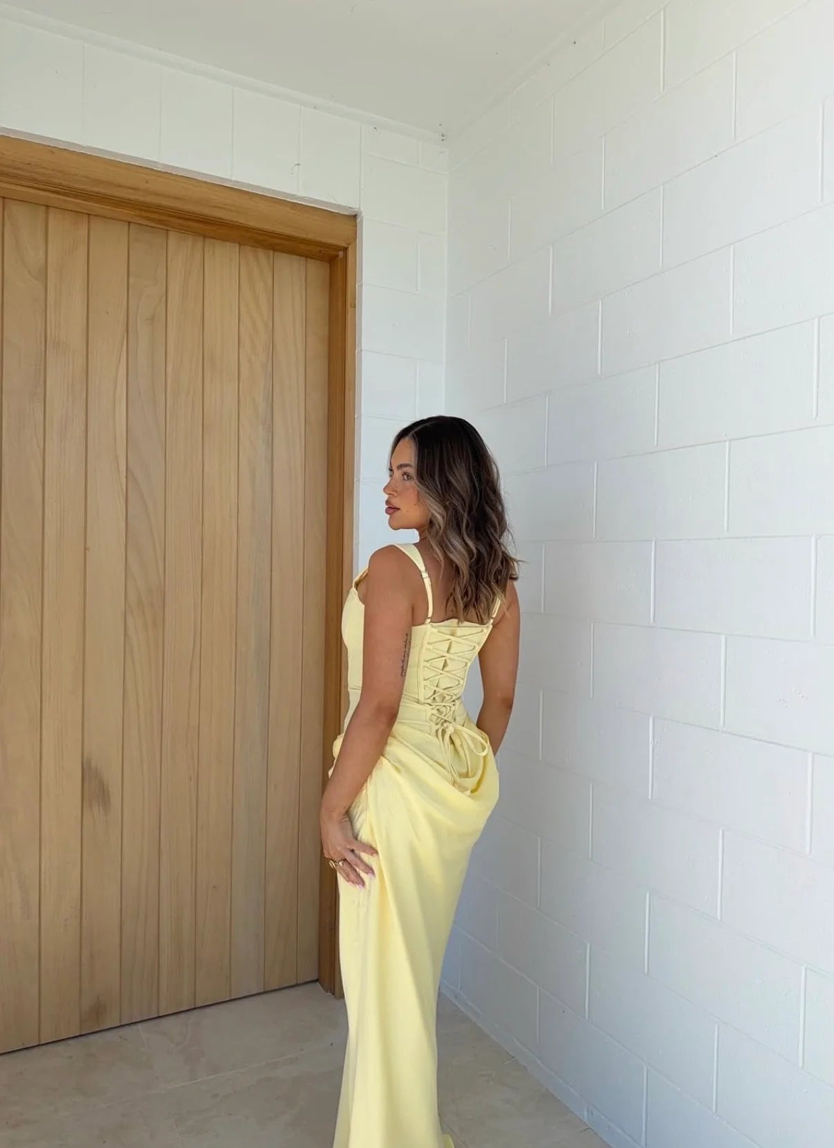 Babyboo Cornelia Yellow maxi