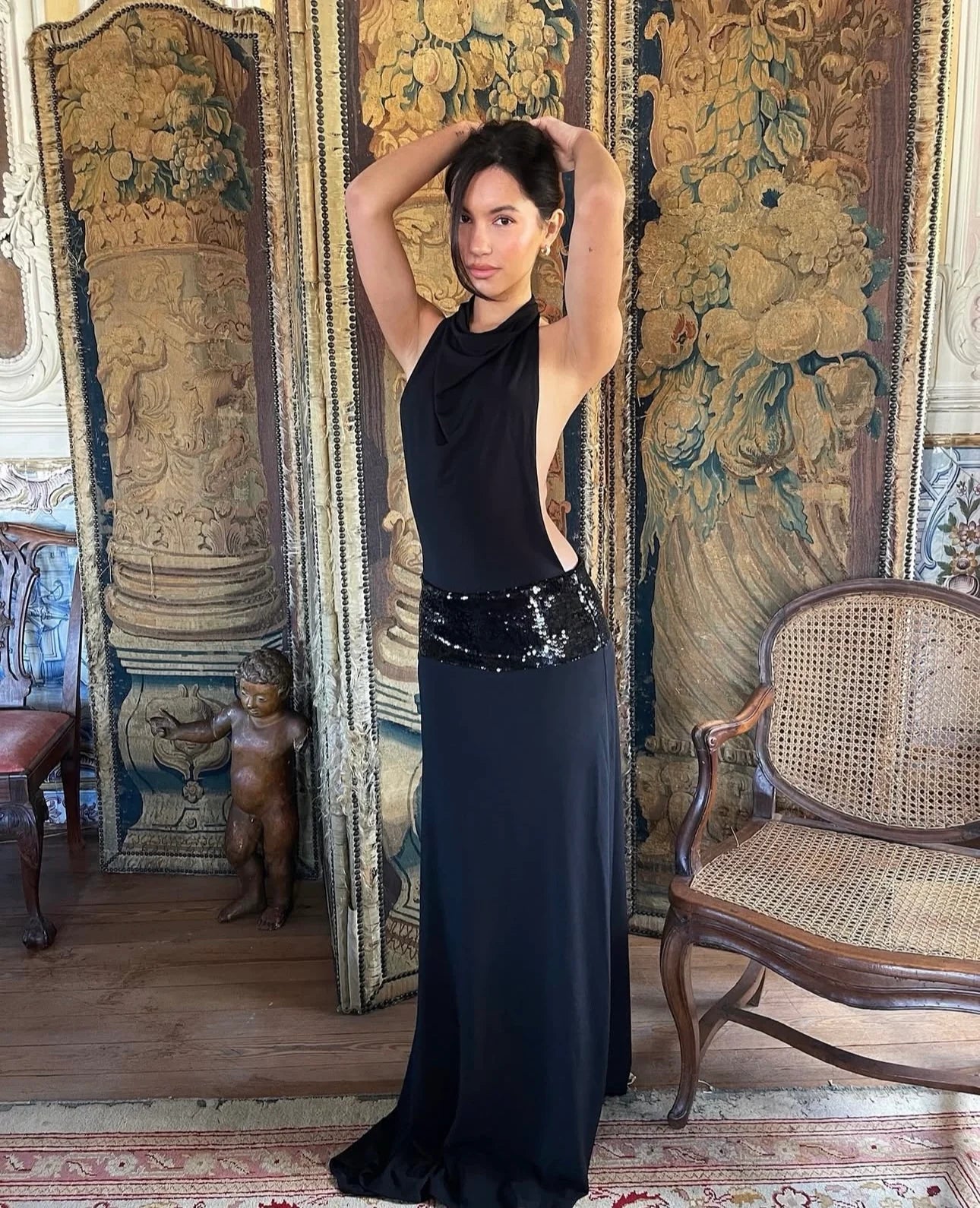 Ance Gria Adele gown black