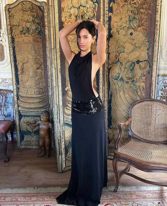 Ance Gria Adele gown black