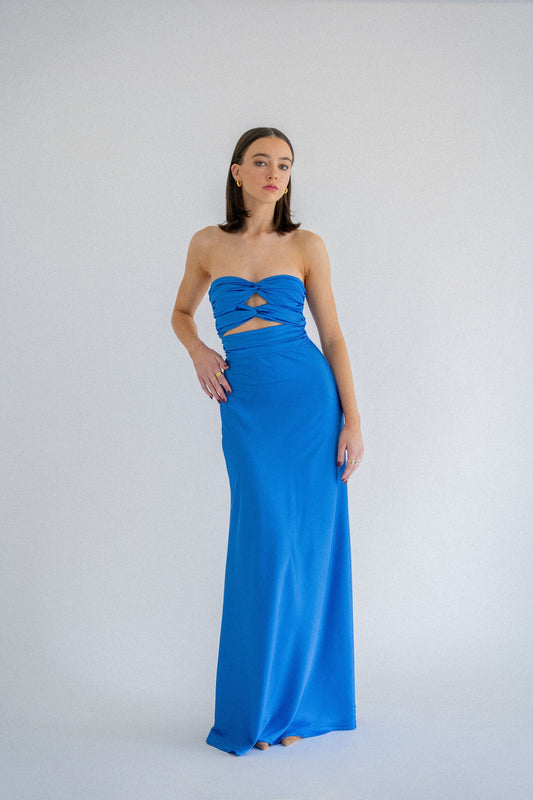 Inka Gown Hnter the Label Azul Blue