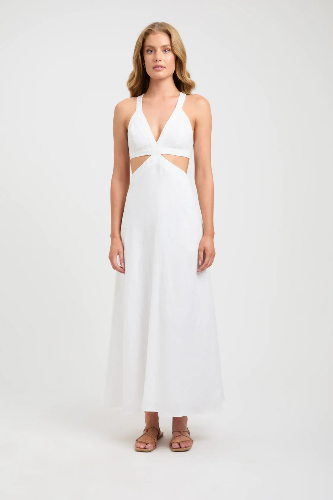 Tahiti Midi Dress White