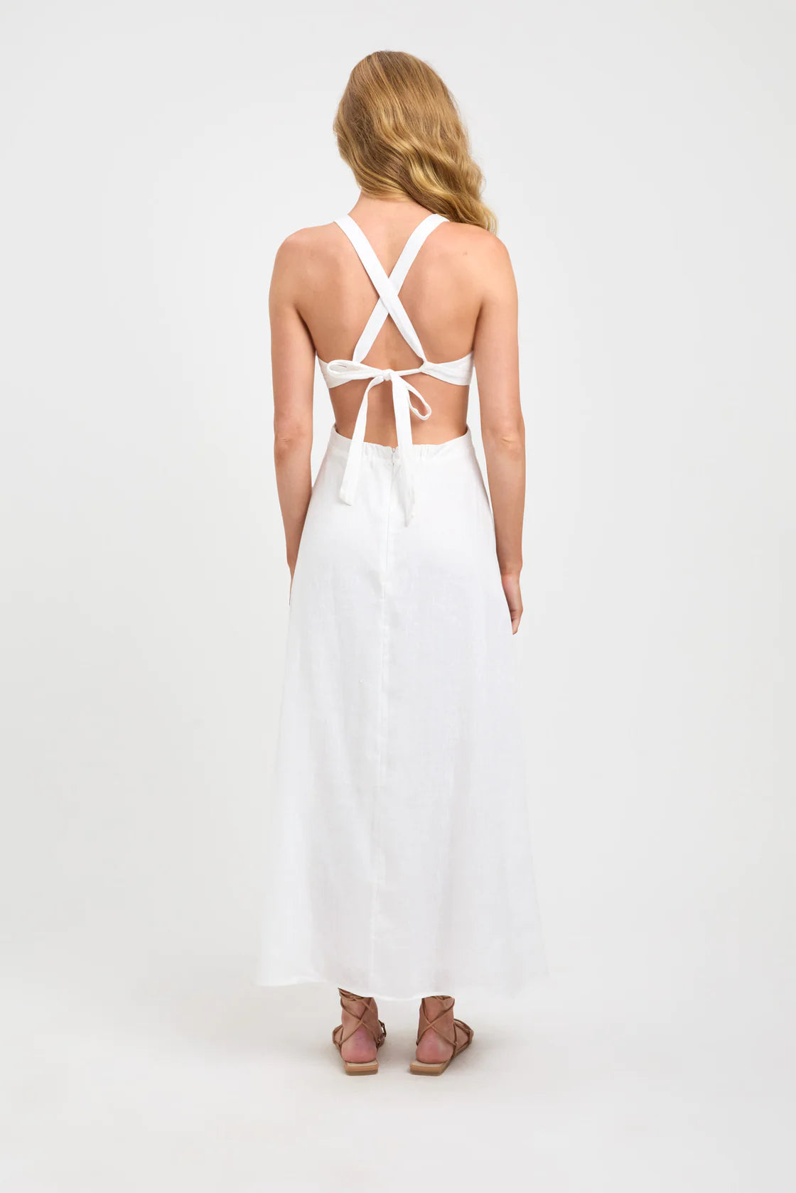 Tahiti Midi Dress White
